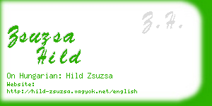 zsuzsa hild business card
